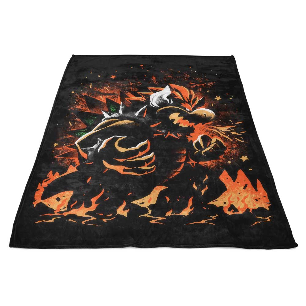 The Magnificent King of Awesomeness - High - Quality Fleece Blanket