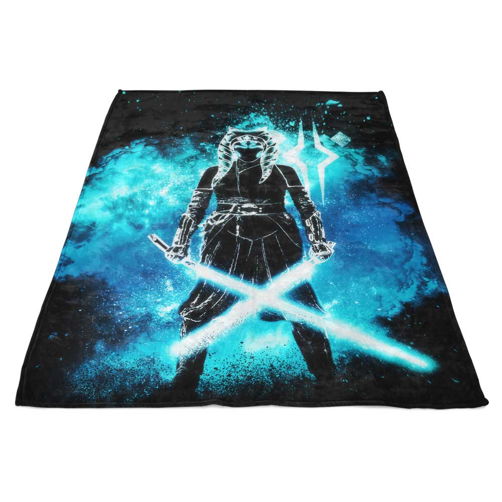 Ahsoka's Soul - Cozy Fleece Blanket for Comfort