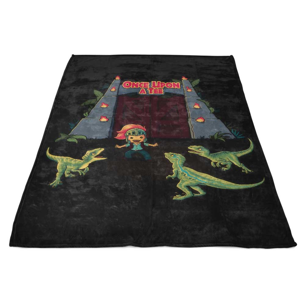 Ultra-Soft Jurassic Teerion Polyester Fleece Blanket