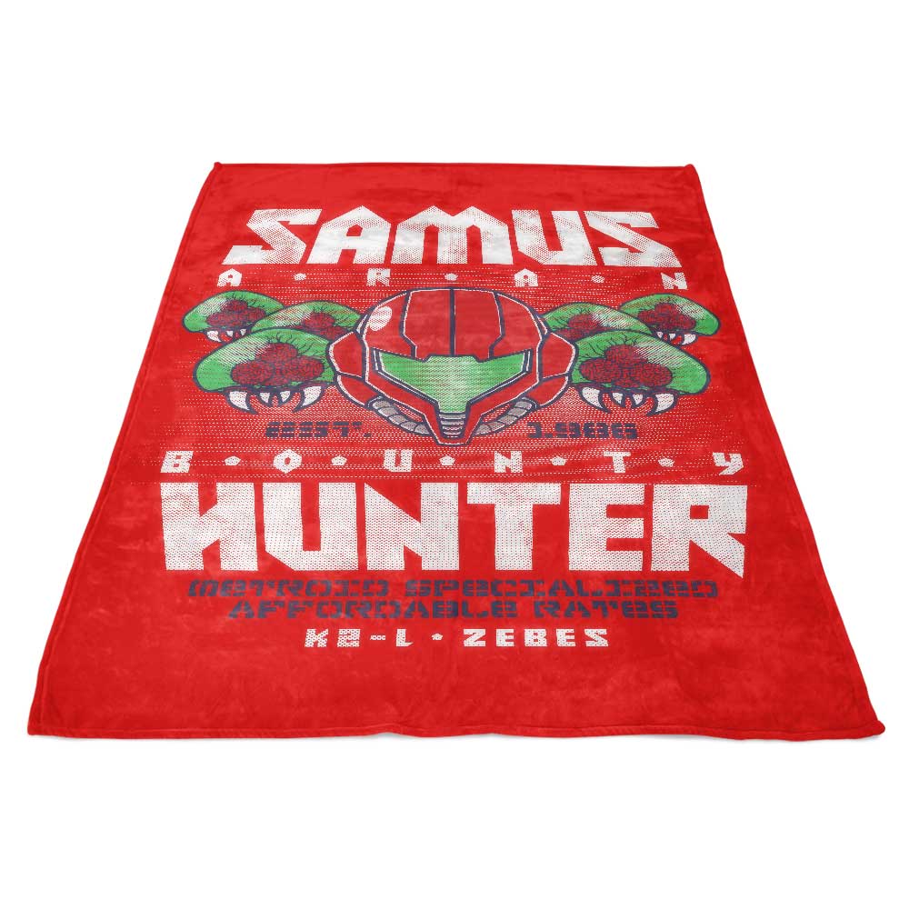 Arinesart's Ultra-Soft Fleece Blanket with Bounty Hunting Services Design