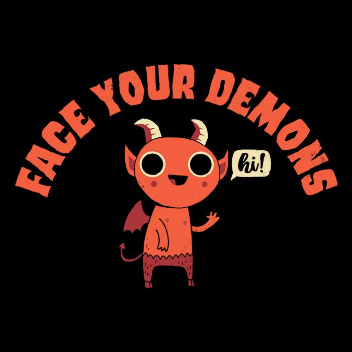 Confront Your Demons with a Super Soft Fleece Blanket
