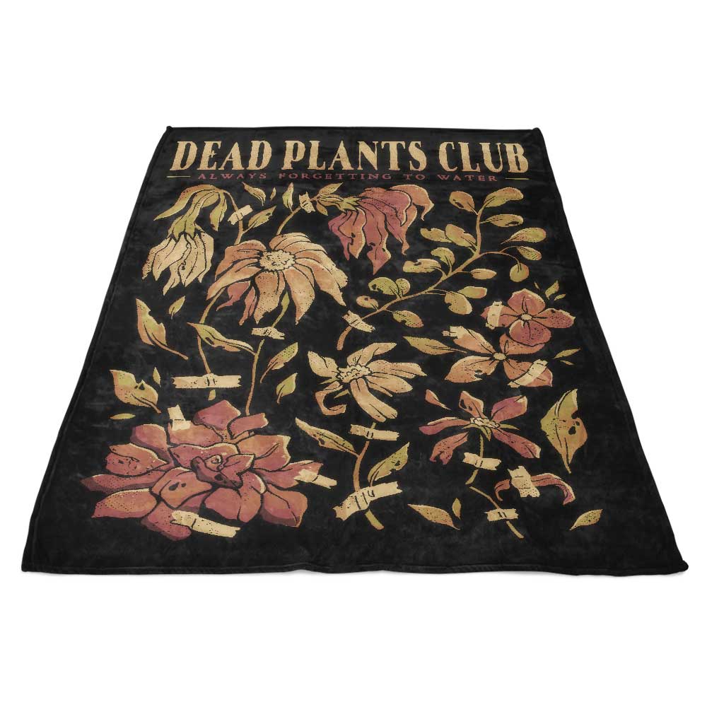 Dead Plants Club Super-Soft Polyester Fleece Blanket