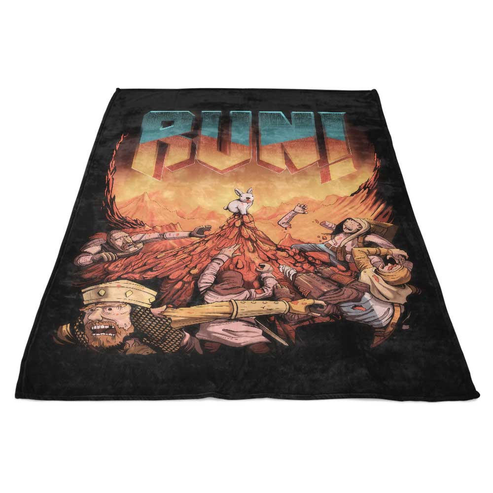 Super Soft RUN - Polyester Fleece Blanket Made in USA