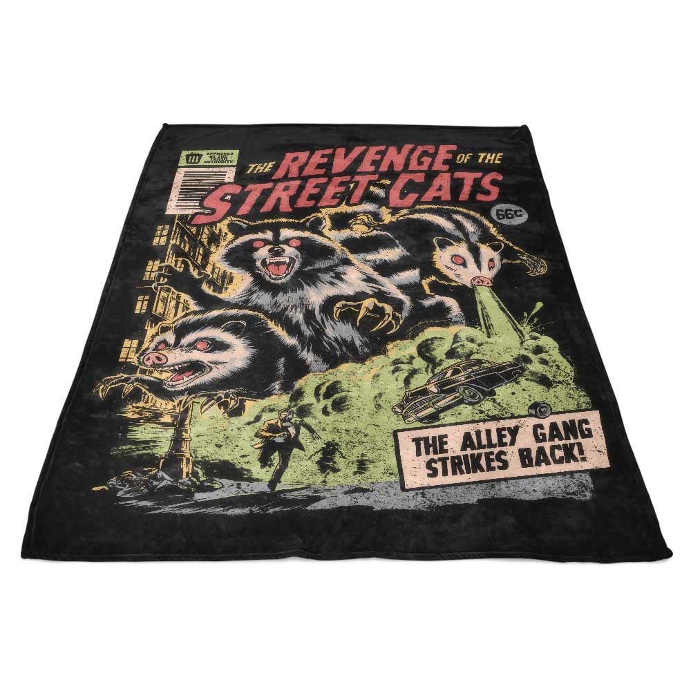 The Fleece Blanket Featuring 'Revenge of the Street Cats' Design