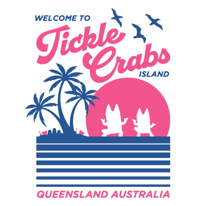 Welcome to the Enchanting Tickle Crabs Island - Soft and Cozy Fleece Blanket