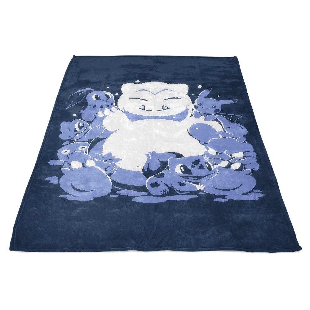 Fleece Cozy Snowlax Blanket - Ideal for Relaxing