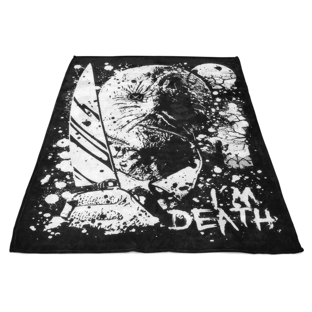 Arinesart's 'I'm Death' Ultra-Soft Polyester Fleece Blanket