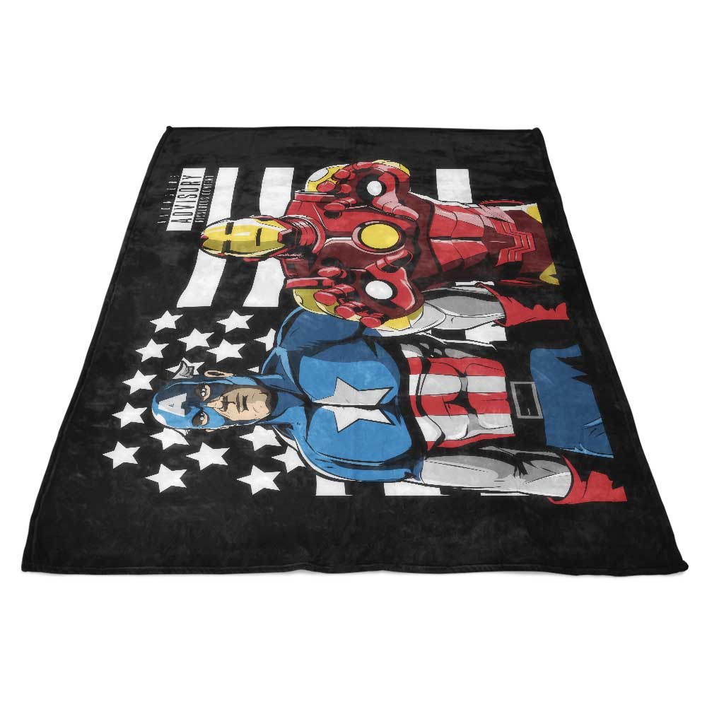 Soft and Plush Civil War Junction Polyester Fleece Blanket