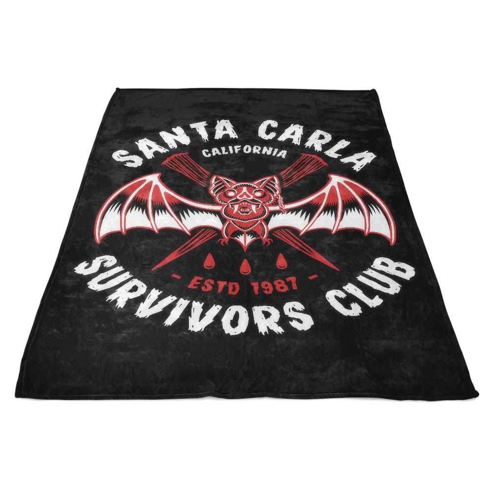 Ultra-Soft Santa Carla Survivors Fleece Blanket for Cosy Nights