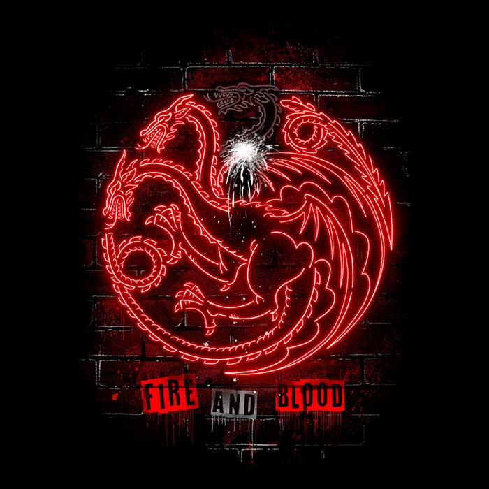 Ultra-Soft Neon Dragons Fleece Blanket for Cosy Moments