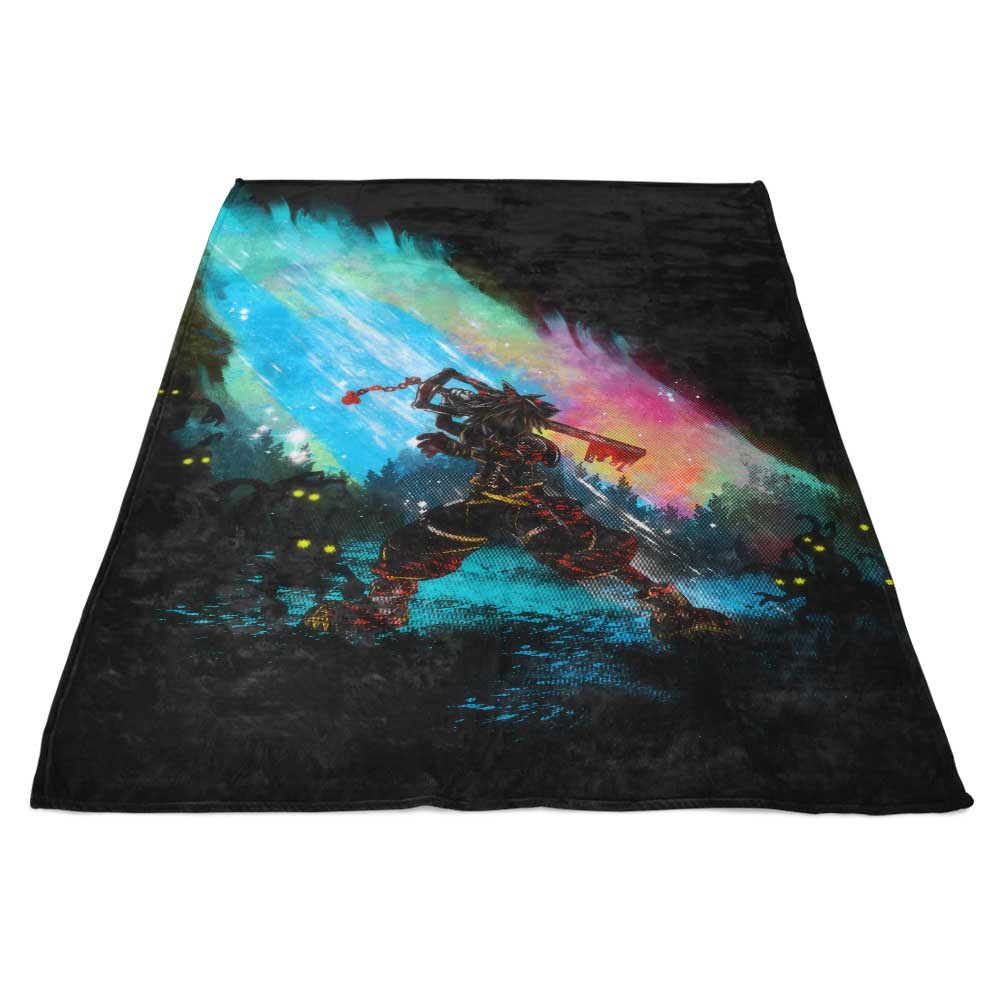 Luxurious USA - Made Fleece Blanket: Sunset in the Kingdom Design