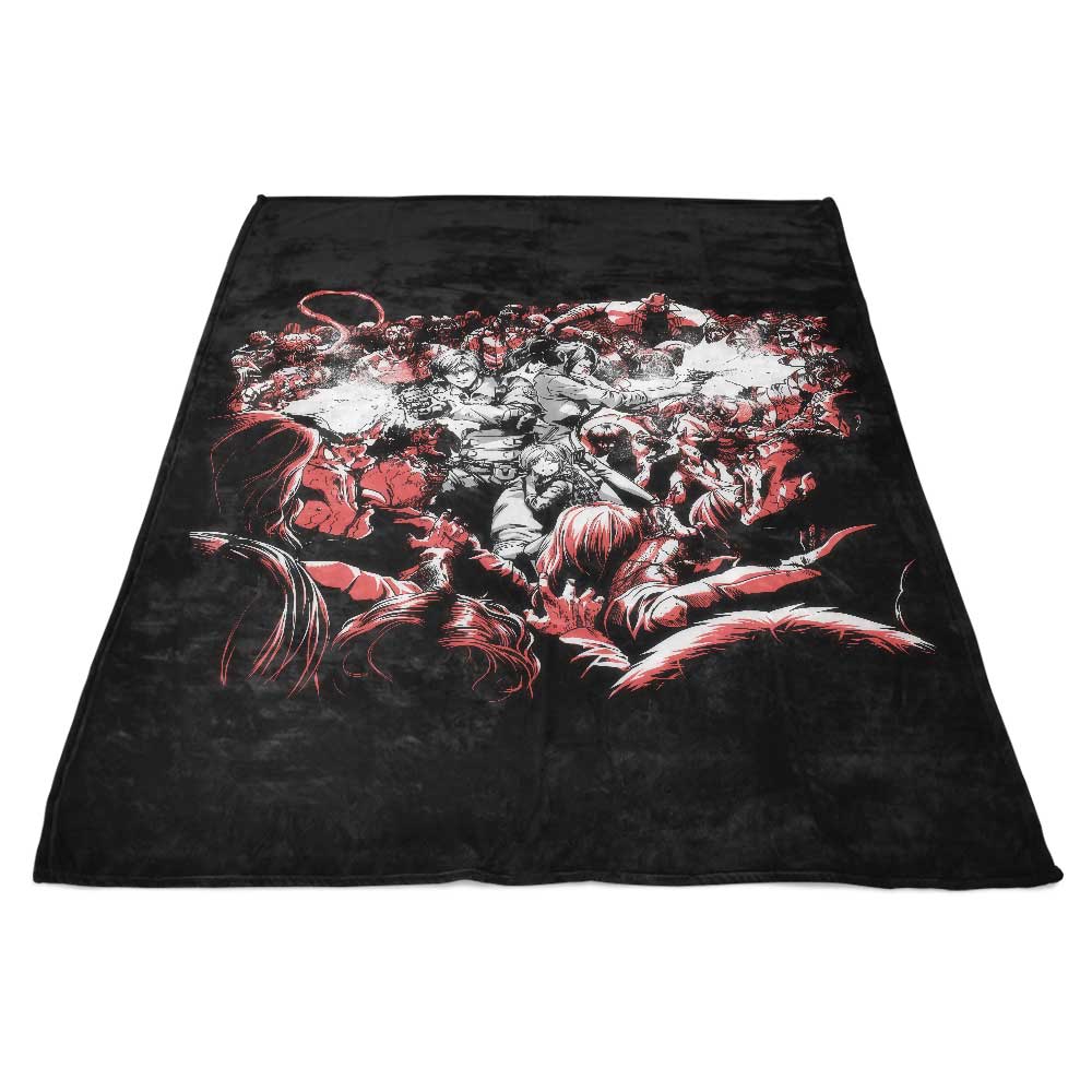 Resident Sequel USA-Made Soft Fleece Blanket with One-Sided Print