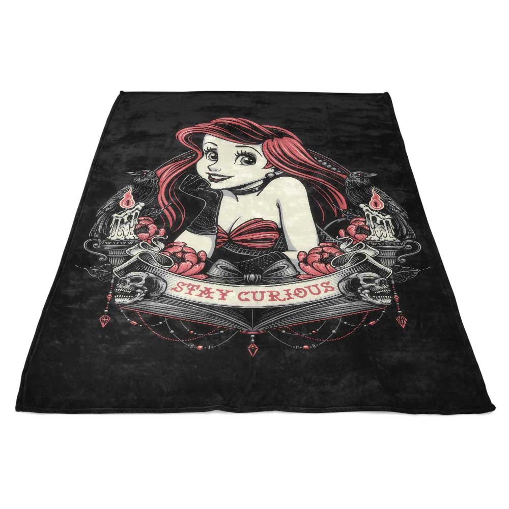 Stay Curious - Soft and Cozy Fleece Blanket