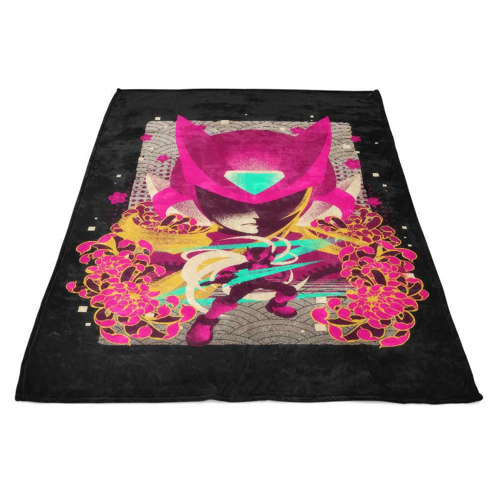 Iconic Z Design Polyester Fleece Blanket by Hypertwenty