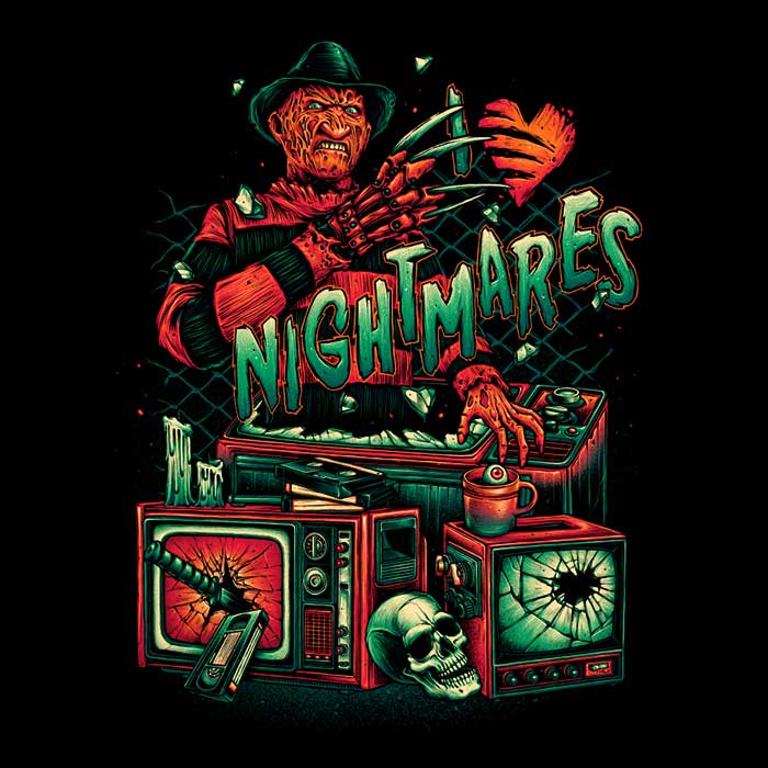 I Heart Nightmares Cosy Fleece Blanket by Glitchygorilla