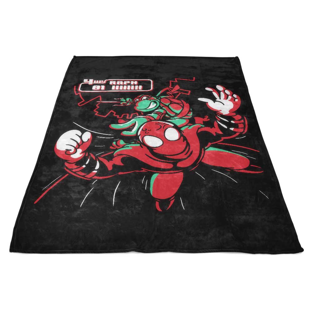 Ultra-Soft Arcade Raph Fleece Blanket by Fitas Artwork