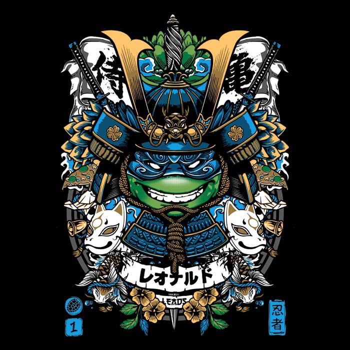 Fleece Blanket Inspired by Samurai Leader