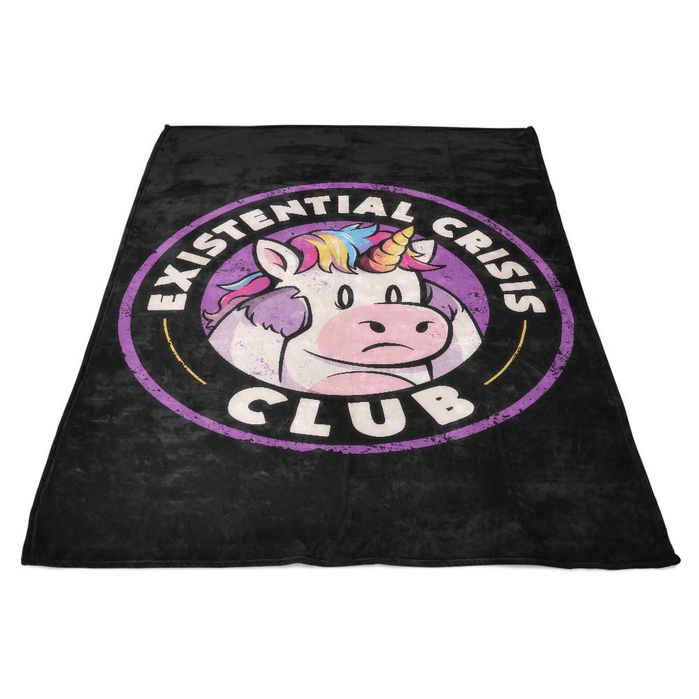 Cozy Fleece Blanket from Existential Crisis Club