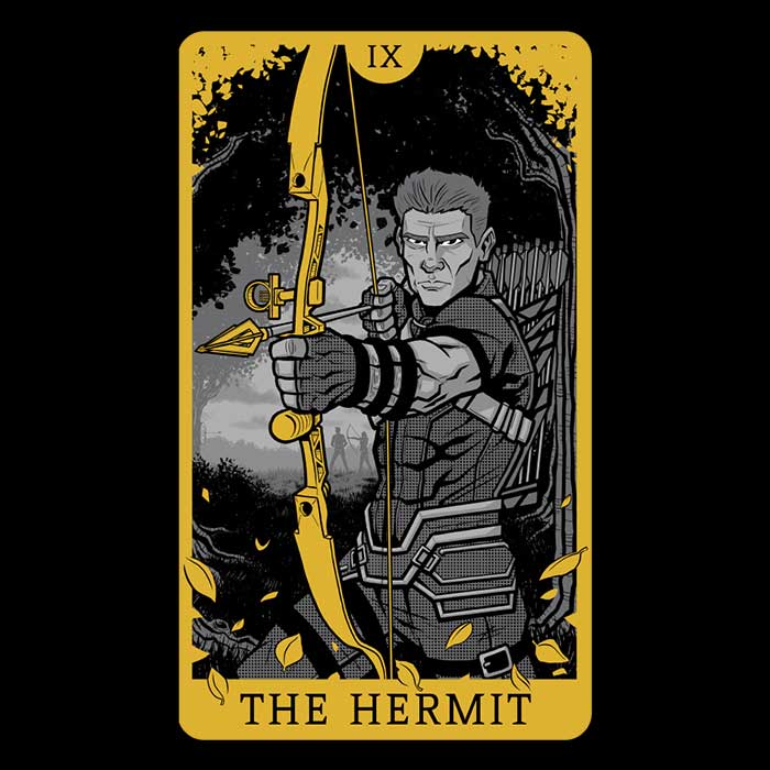 Tarot - The Hermit-themed Cozy Fleece Blanket for Comfort and Relaxation