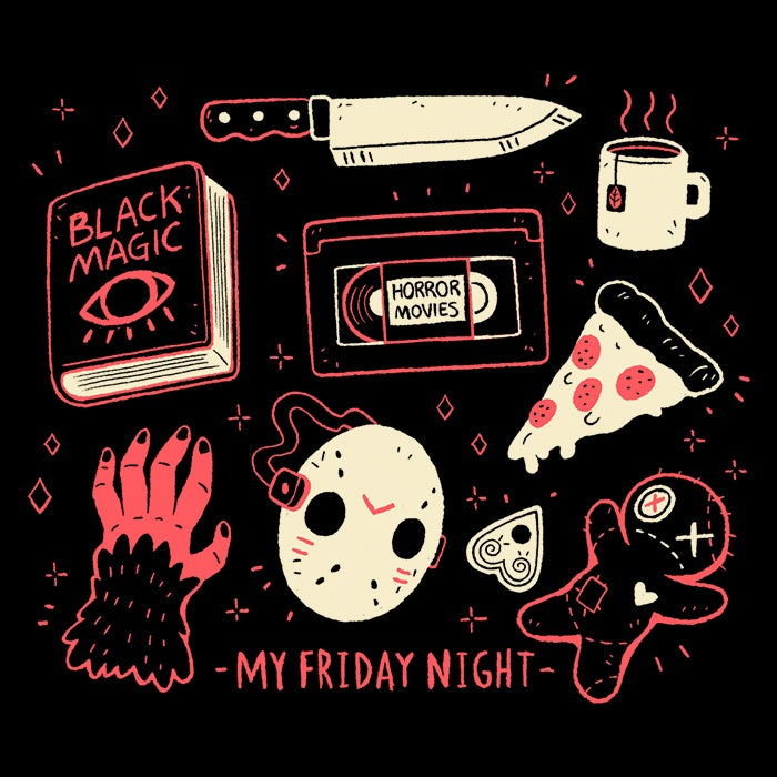 Cozy 'My Friday Night' 100% Polyester Fleece Blanket