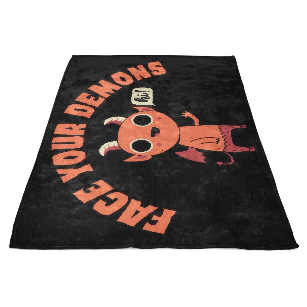 Confront Your Demons with a Super Soft Fleece Blanket
