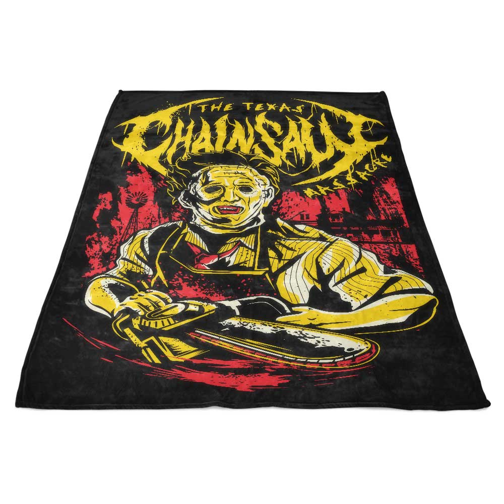 Dracula Byte's Chainsaw Album - Super Soft Fleece Blanket