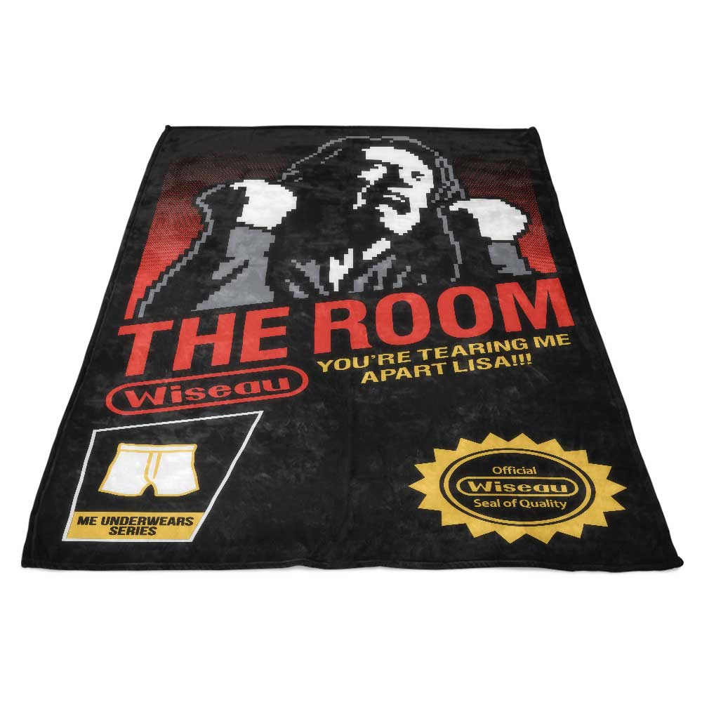Brandon Wilhelm Art - 'You're Tearing Me Apart' Fleece Blanket for Comfort and Warmth
