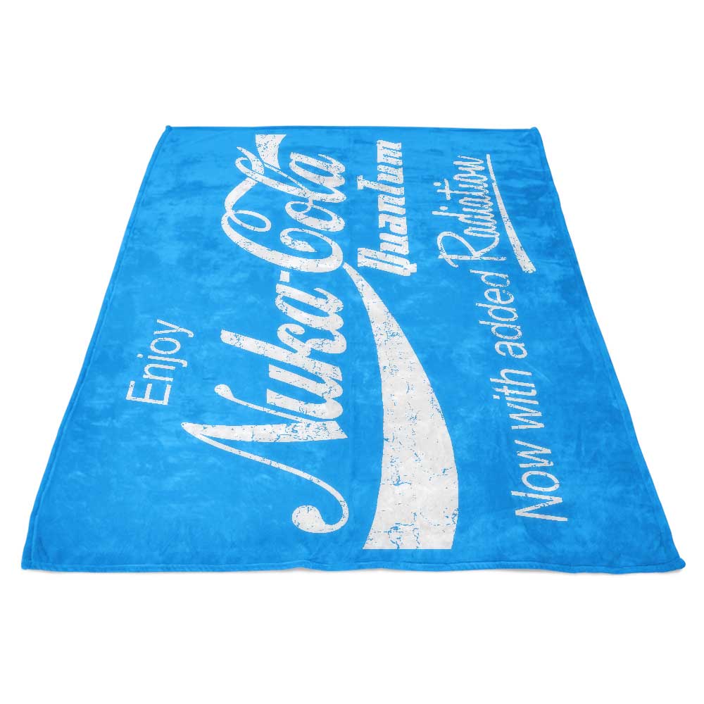 Adho1982's Enjoy Quantum Brand Fleece Blanket for Cozy Moments