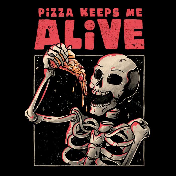 Incredibly Cozy 'Pizza Keeps Me Alive' Polyester Fleece Blanket for Ultimate Comfort