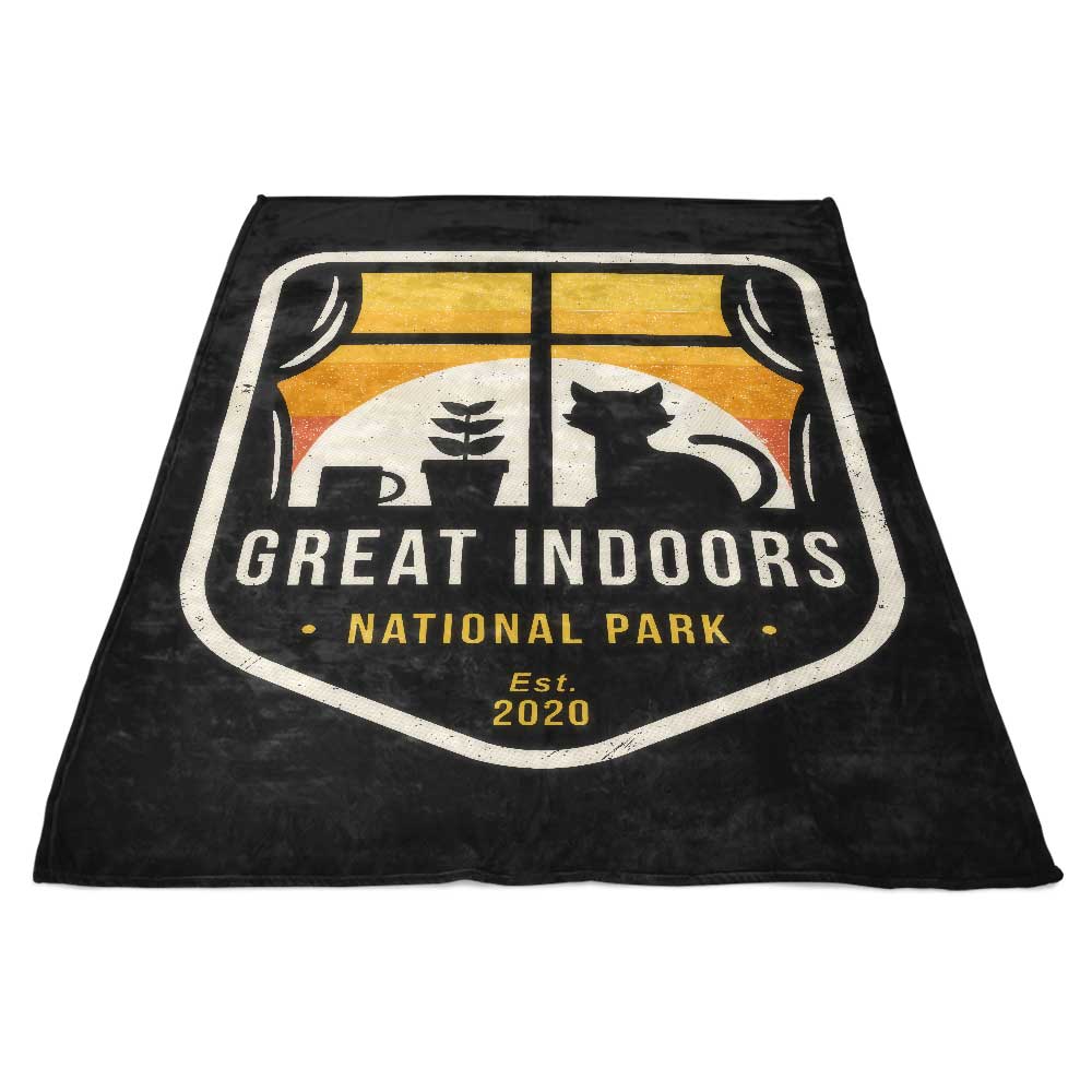 High - Quality Great Indoors National Park Themed Polyester Fleece Blanket