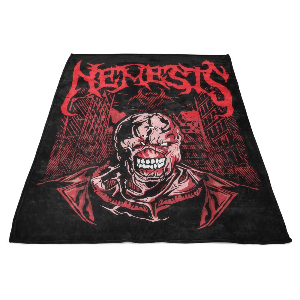 Dracula Byte's Cozy Nemesis Fleece Blanket for Comfort