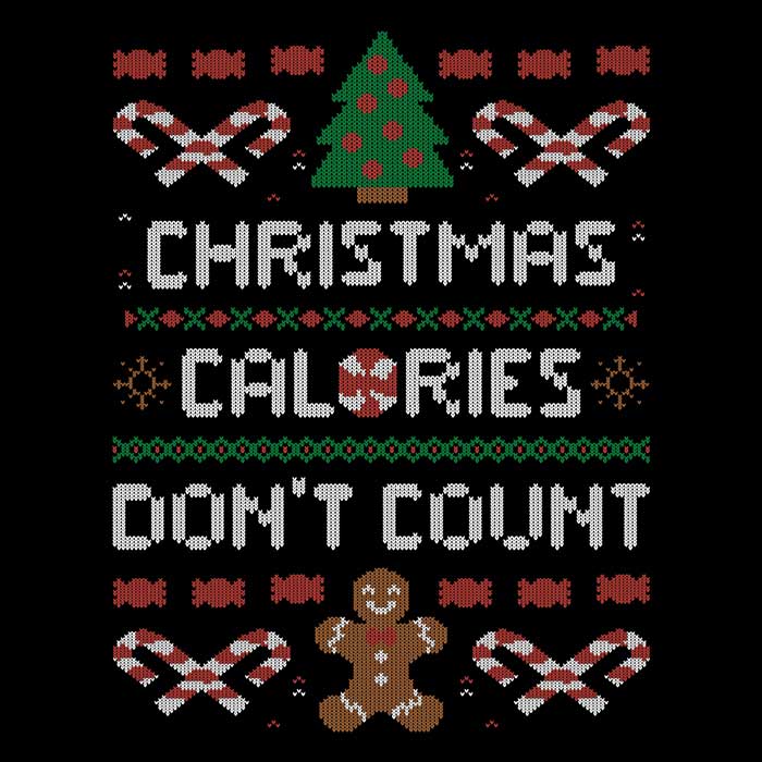 Christmas Calories Don't Matter - Cozy Fleece Blanket for Winter Comfort