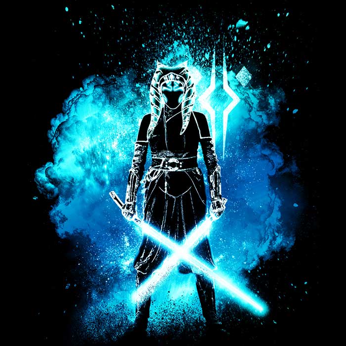 Ahsoka's Soul - Cozy Fleece Blanket for Comfort