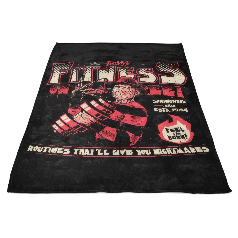 Freddy's Fitness Premium Fleece Blanket for Ultimate Comfort