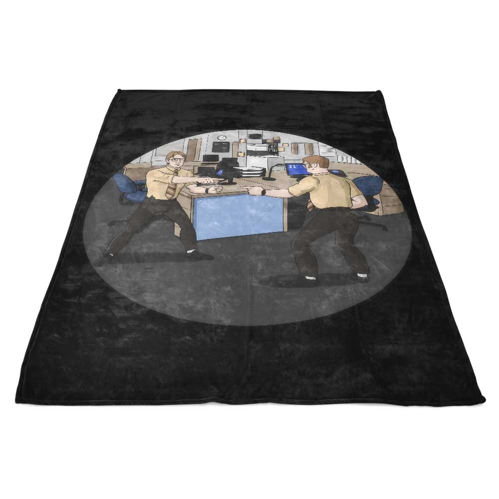 Identity Theft-themed Polyester Fleece Blanket