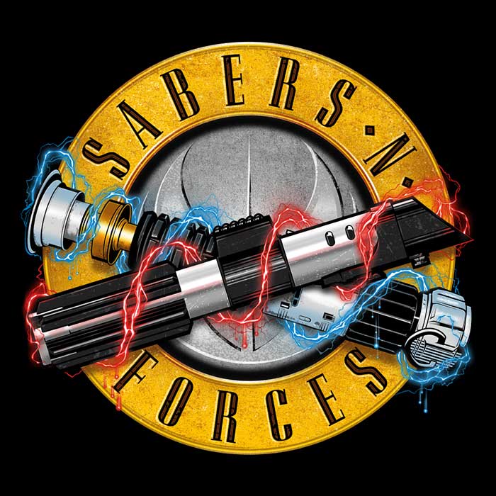 Sabers N' Forces Themed Polyester Fleece Blanket for Cosy Comfort