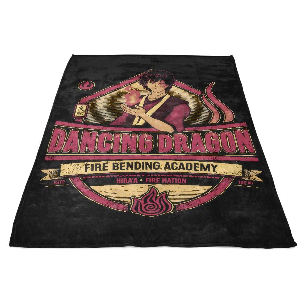 Ultra-Soft Dancing Dragon Polyester Fleece Blanket