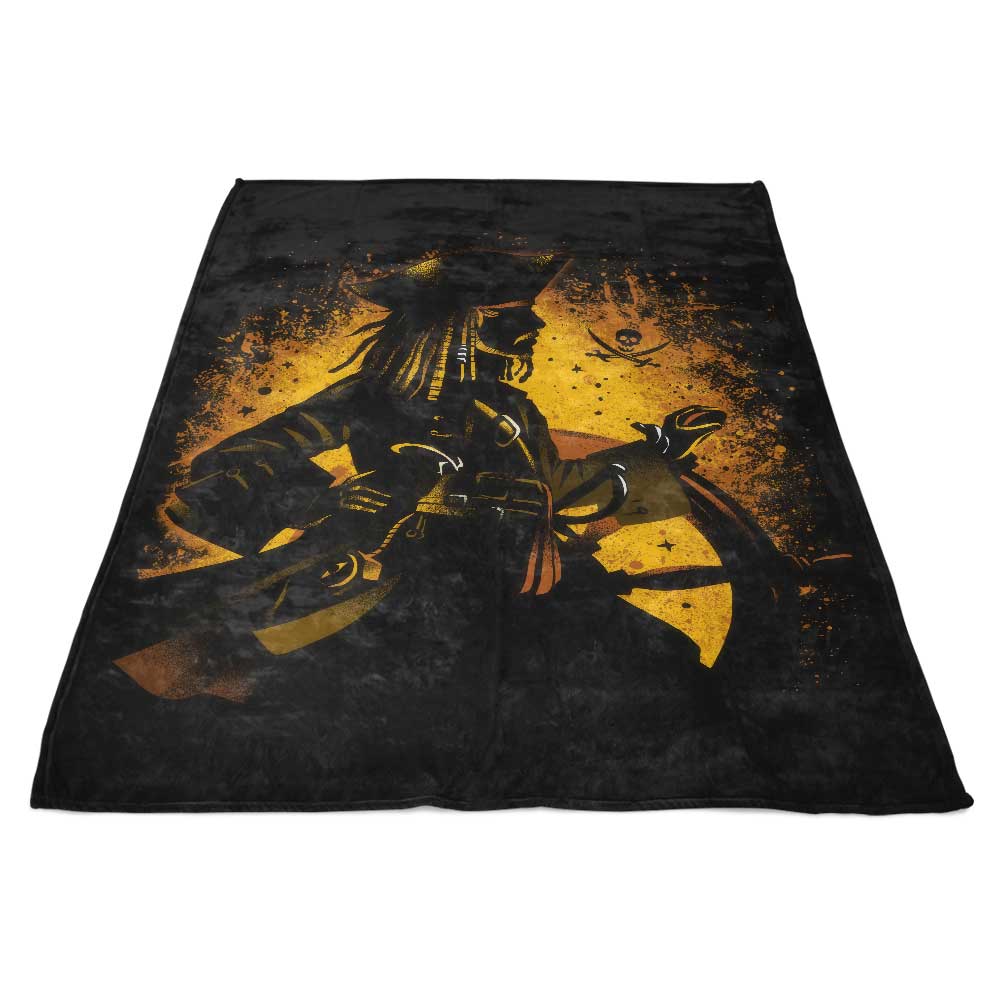 Alemaglia's Legendary Pirate-themed Fleece Blanket for Cozy Moments