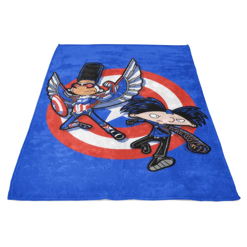 Ultra-Soft Fleece Blanket featuring Captain Tallhair and Football Soldier