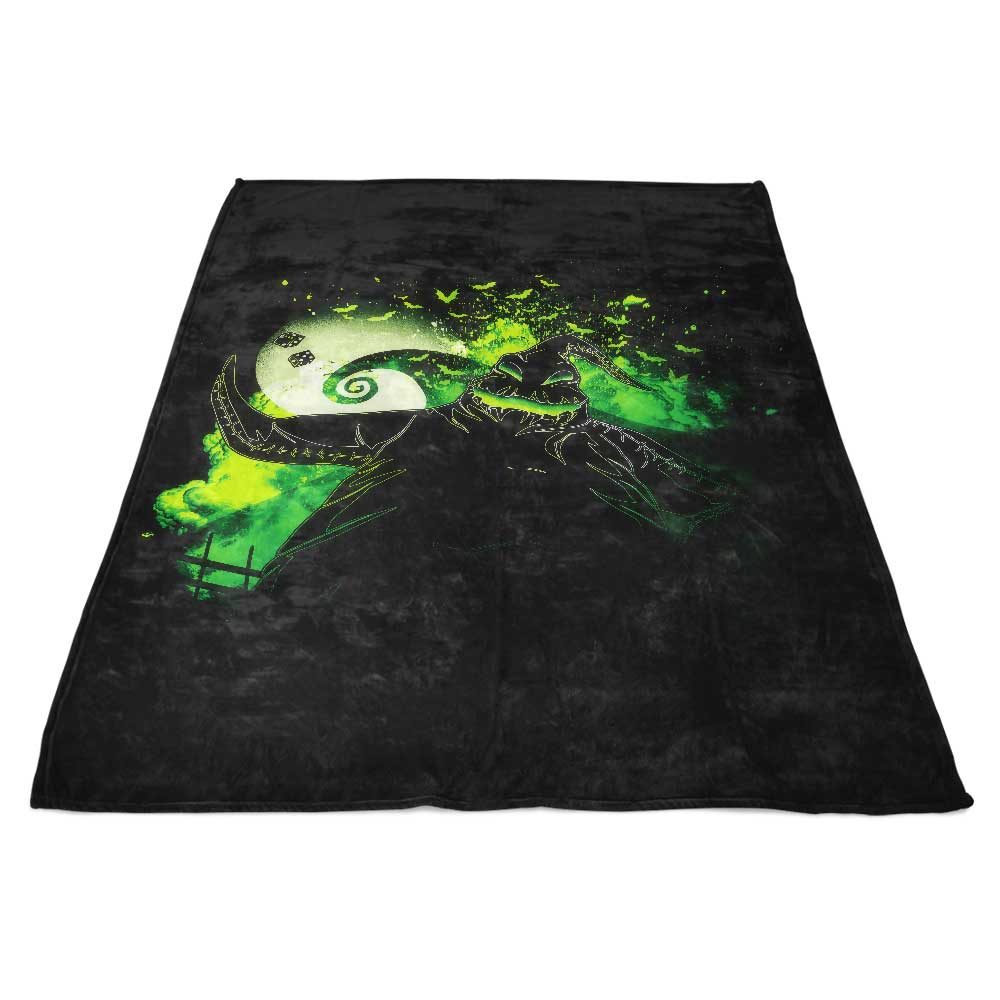 Donnie Illustrations' Mysterious Boogey Man Soul Fleece Blanket