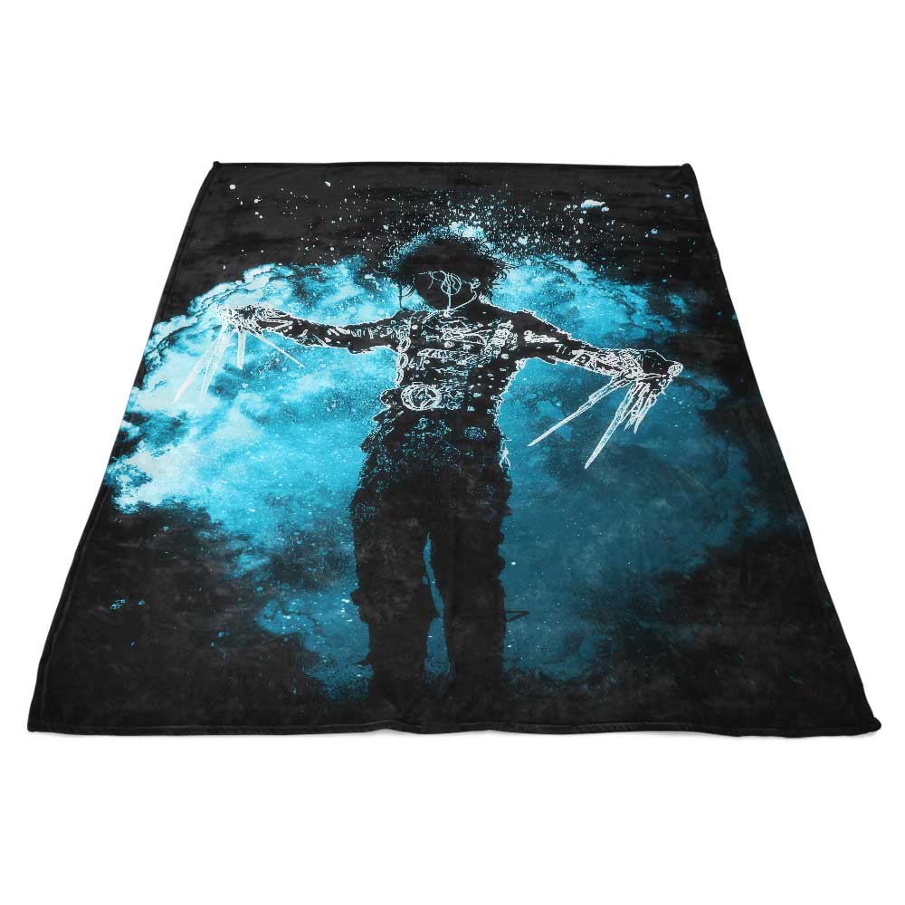 Ultra-Soft Fleece Blanket: The Soul of the Scissor Hands Design