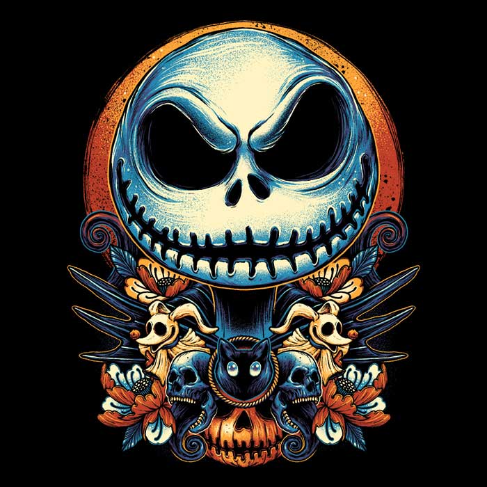 Glitchygorilla's Super Soft Fleece Blanket - Master of Fright Design