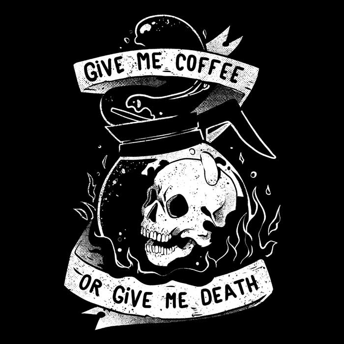 Cozy 'Coffee or Death' Fleece Blanket for Ultimate Comfort
