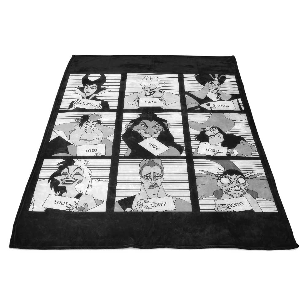 Edwoody's Villain's Jail Themed Fleece Blanket for Cozy Moments