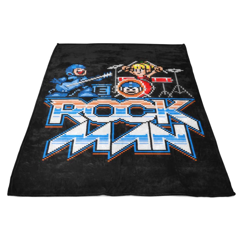 BiggStankDogg's 'Rock, Man!' High - Quality Fleece Blanket