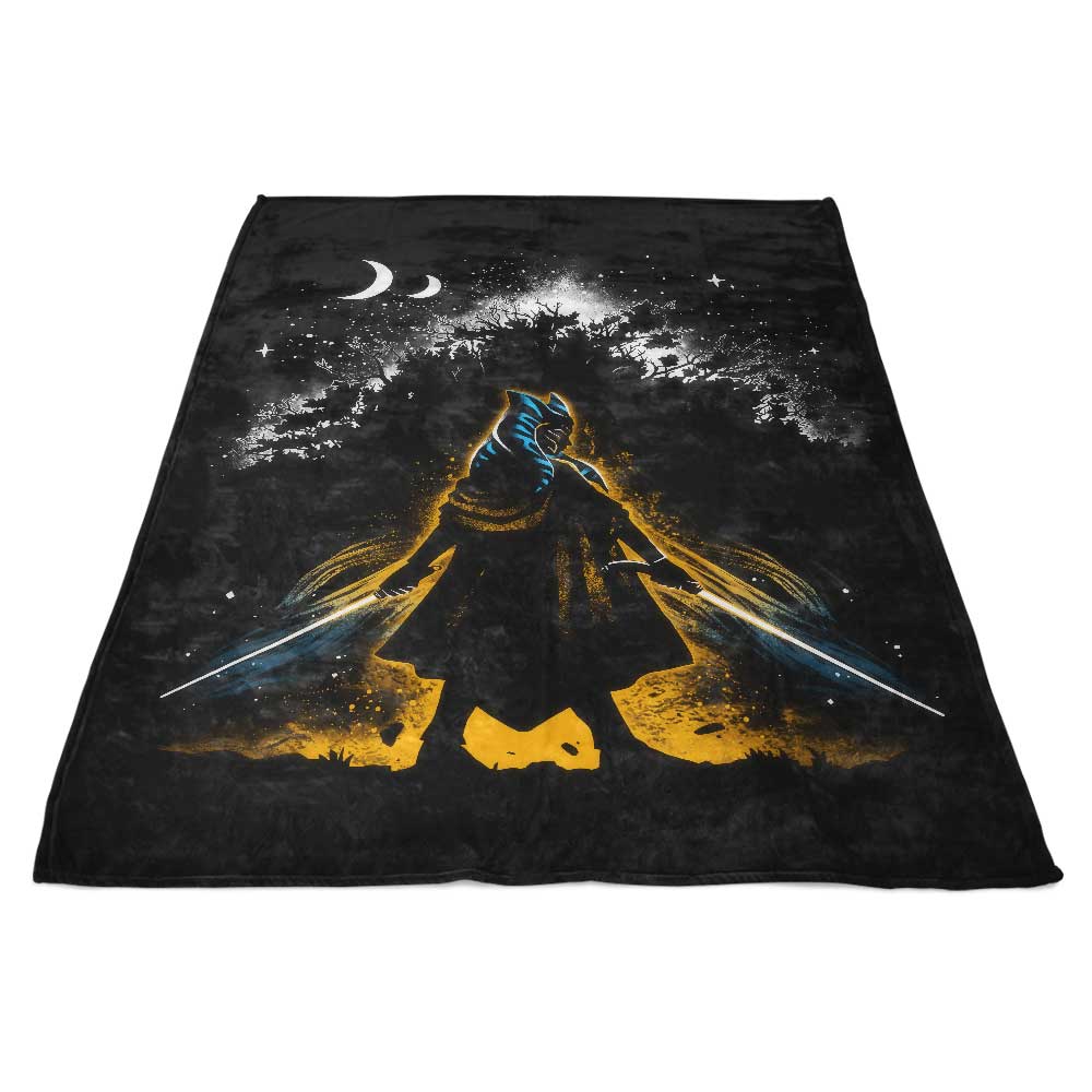 Alemaglia Twin Blade Fulcrum Design - Ultra - Soft Polyester Fleece Blanket