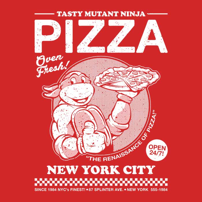 Super Soft Tasty Mutant Ninja Pizza Themed Fleece Blanket