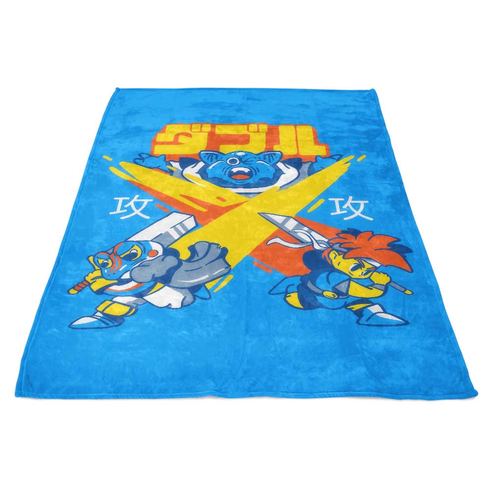 High - Quality X - Slash Polyester Fleece Blanket