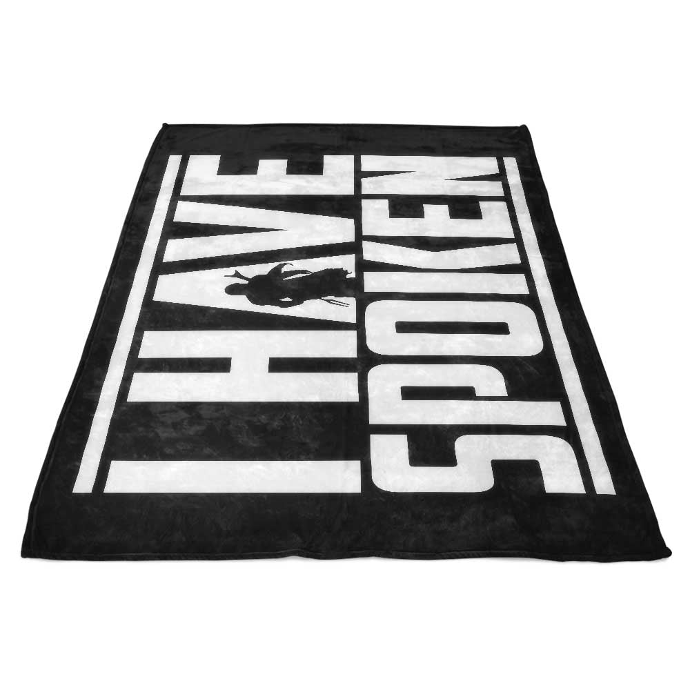 RetroReview 'I Have Spoken' Branded Polyester Fleece Blanket