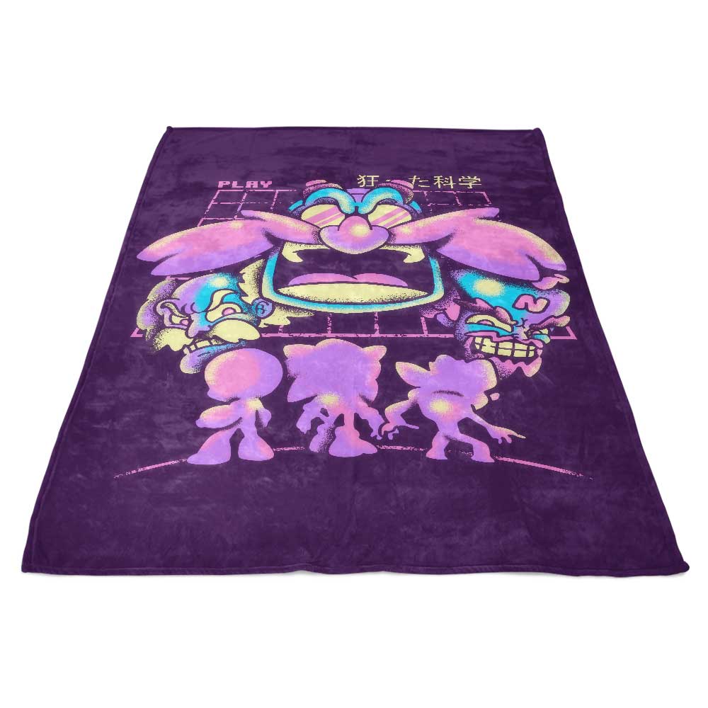 Ultra-Soft Gaming Mad Scientists Polyester Fleece Blanket